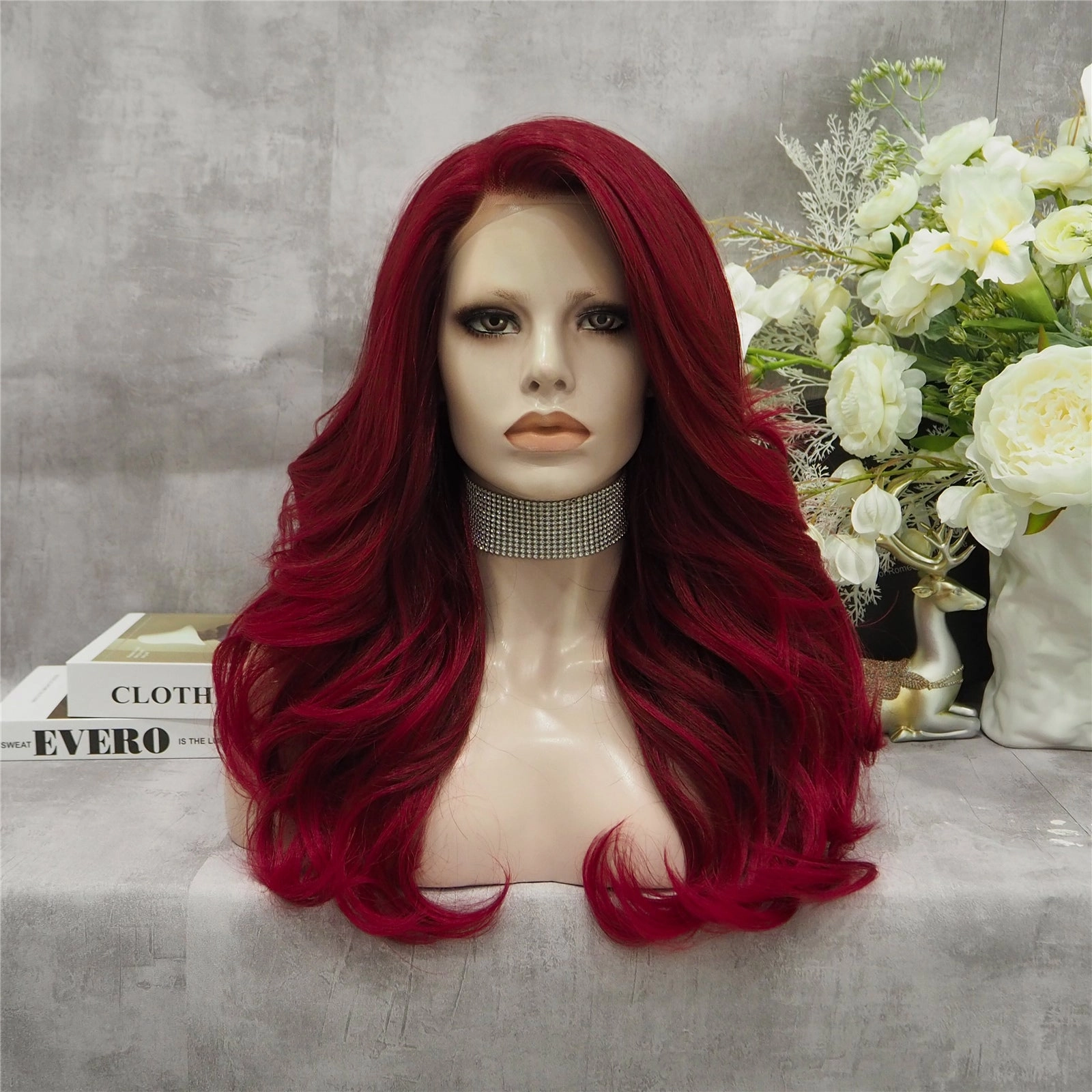 IMstyle Alicia Layer Cut Collection Lace Front Synthetic Wig Super Daily high density 13*2 mini free parting lace wig