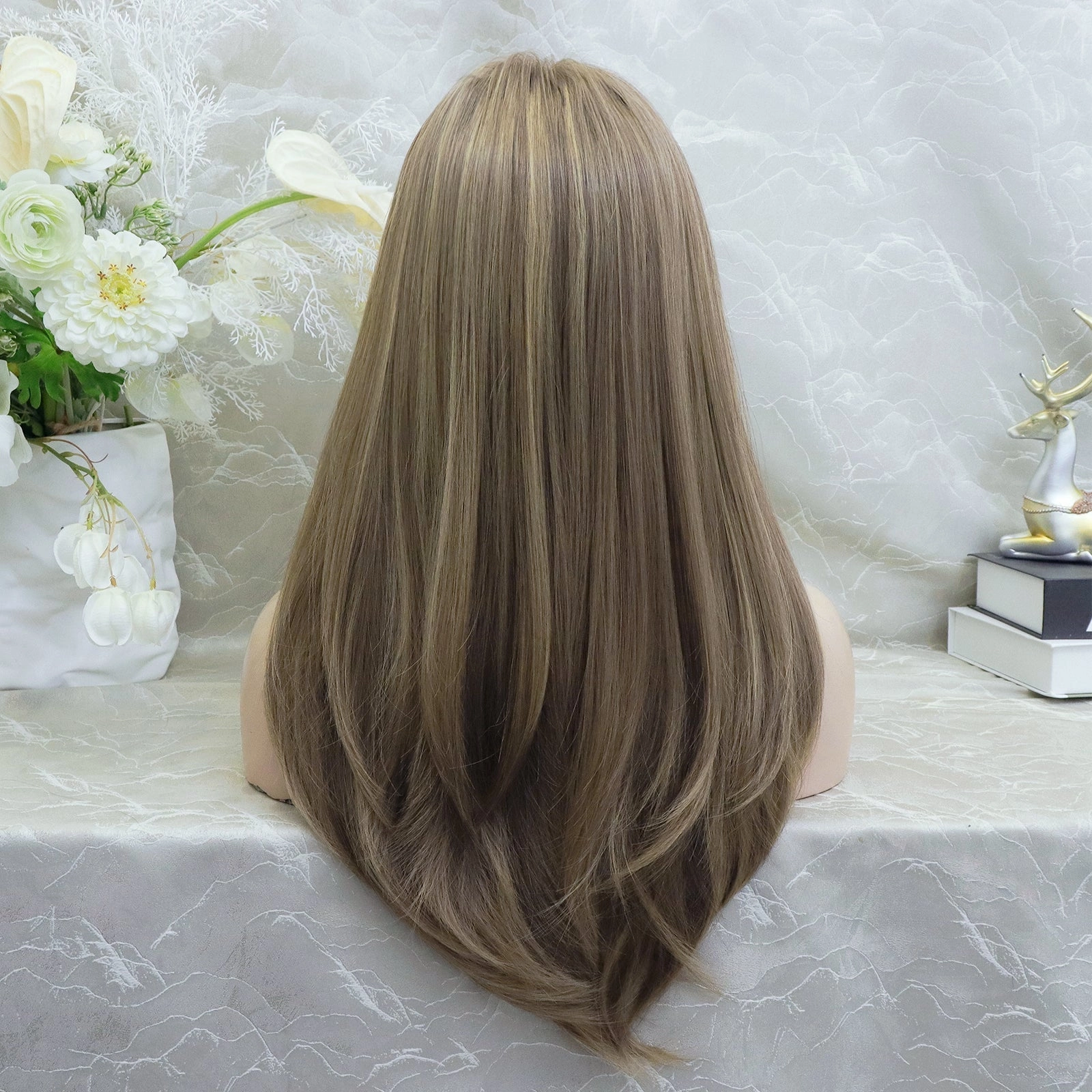 Imstylewigs  Kaylie Mocha Brown  Wolf Cuting Lace Front Wigs (SHARA)