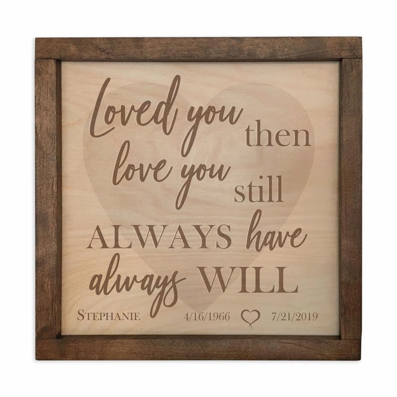 Love You Still Memorial Plaque Cremation Urn