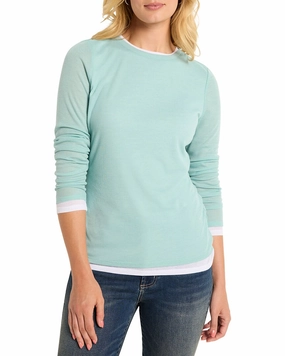 NIC   ZOE Plus Long Sleeve Double Layer Top