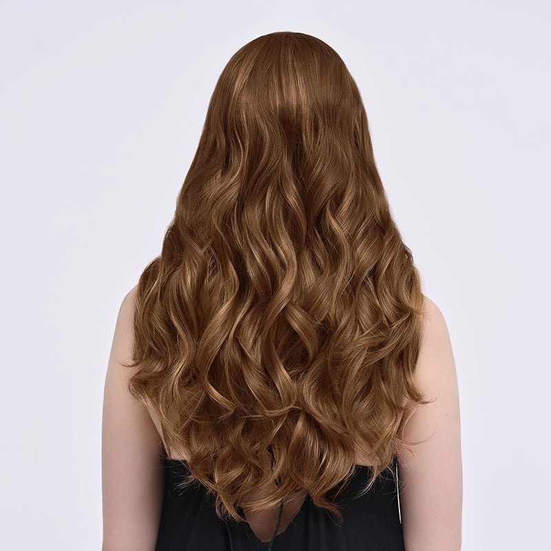 ON-SALE Coco-24 inches Skunk stripe brown body wave lace wigs