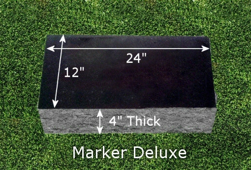Personalized Granite Grave Marker - Praying Hands