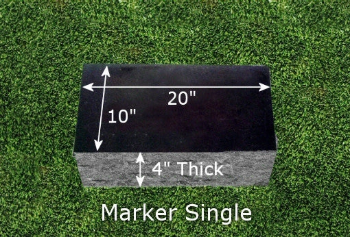 Personalized Granite Grave Marker - Praying Hands