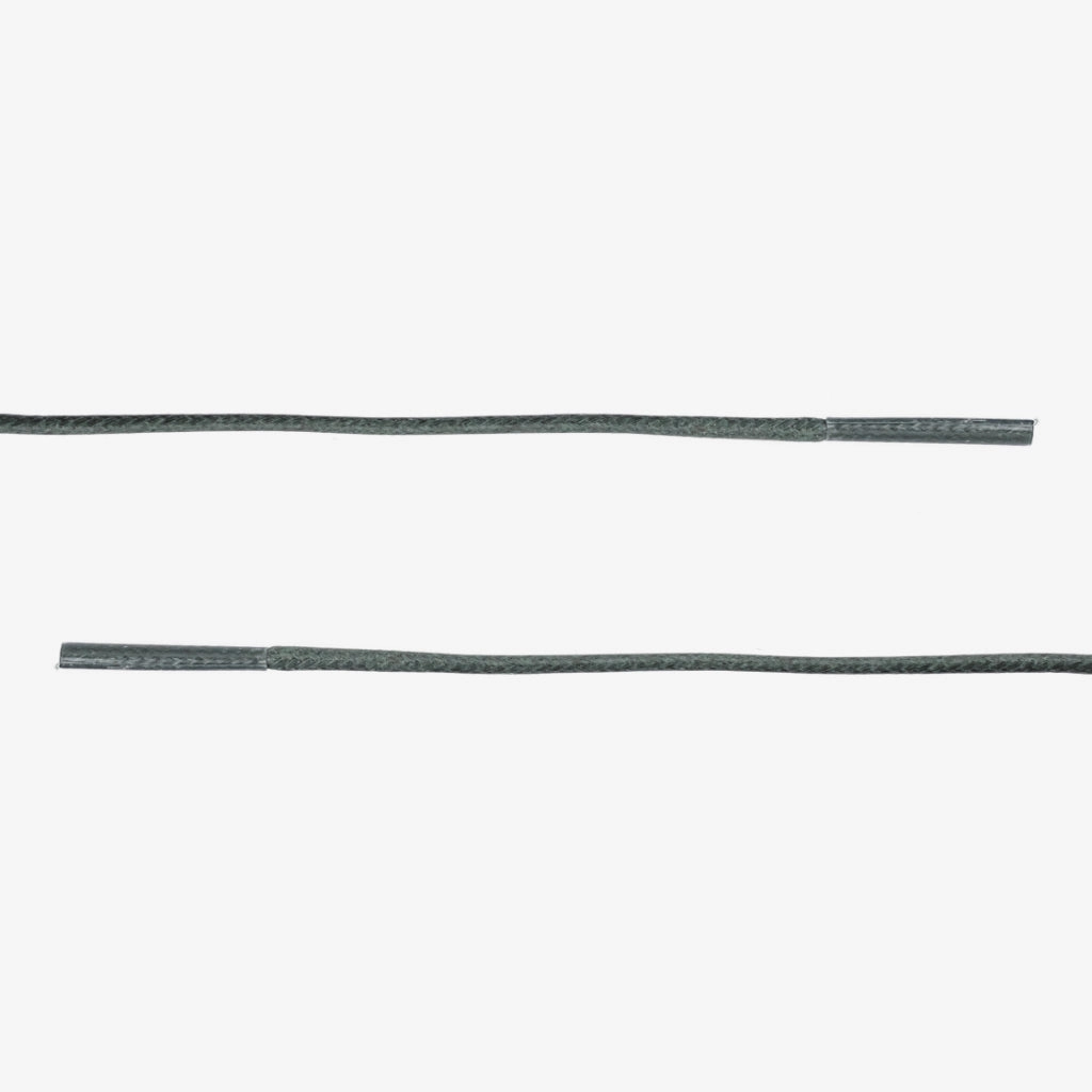 Round Waxed Cotton Laces | Green