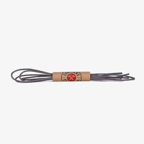 Round Waxed Cotton Laces | Grey