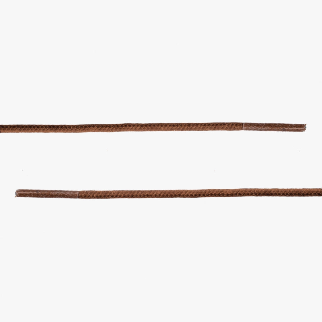 Round Waxed Cotton Laces | Light Brown