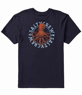 Salty Crew Mens Tentacles Premium S S Tee