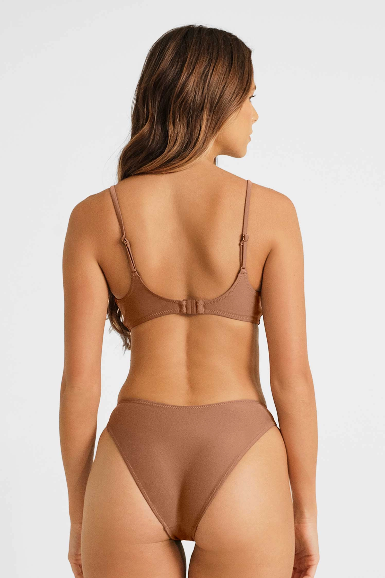 Scoop Neck Top / Cocoa