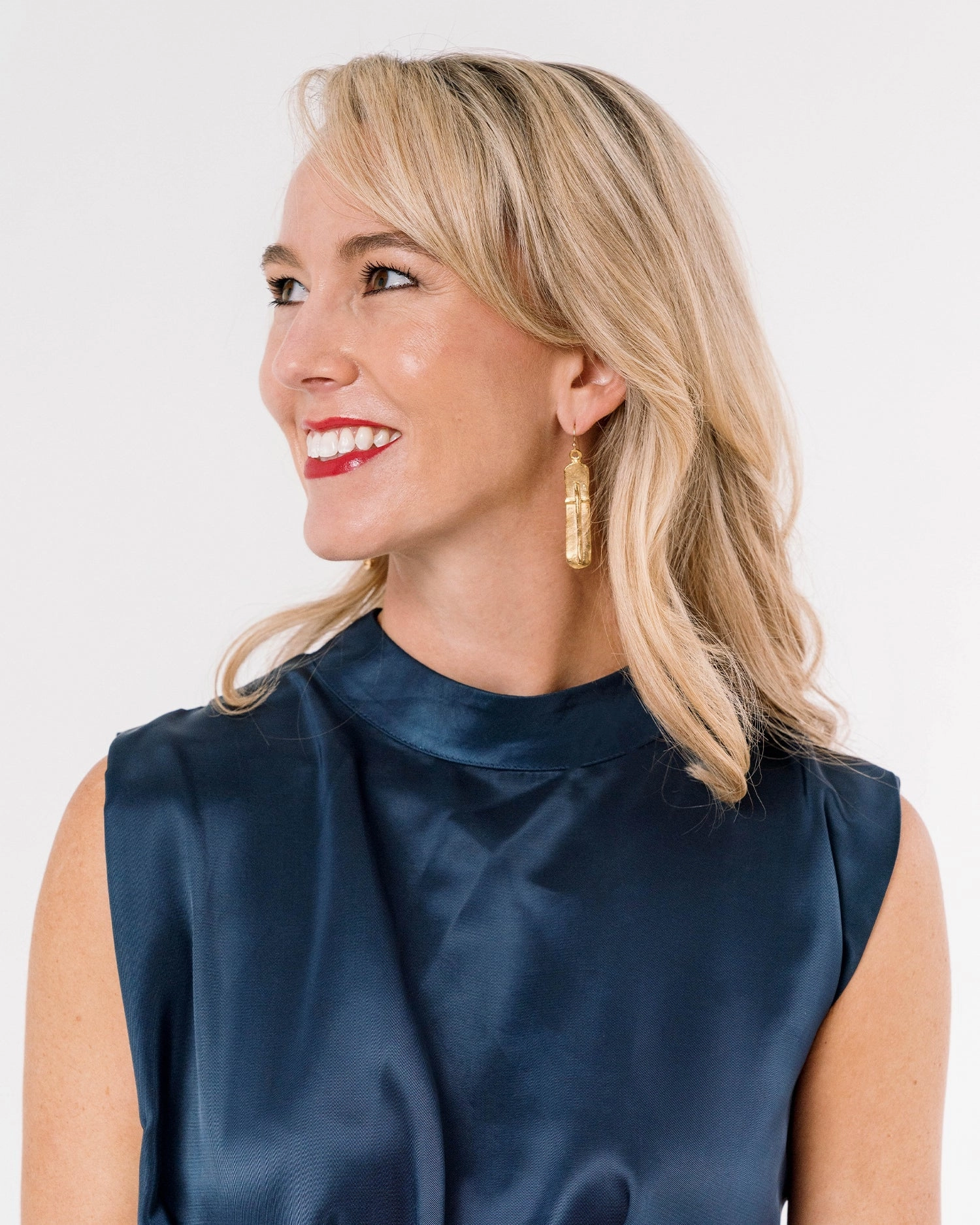 Susan Shaw | Bar Cross Earrings