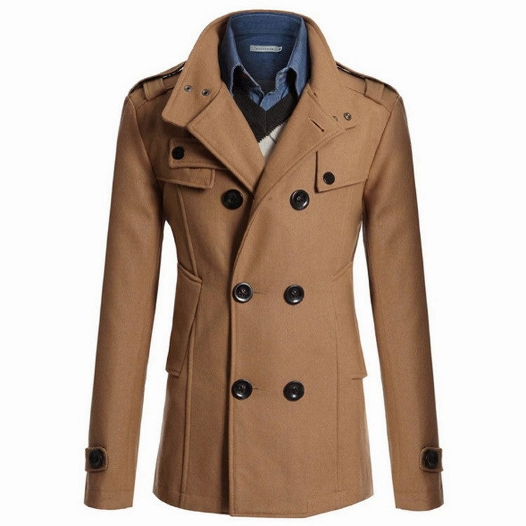 West Louis™ Gentlemen Wool Style Peacoat
