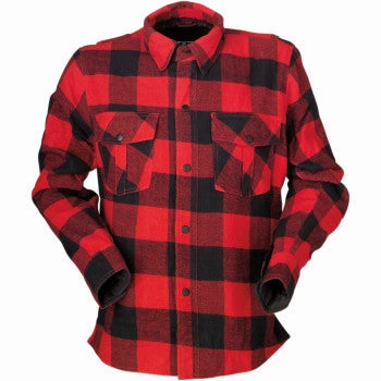 Z1R Duke Flannel Shirt - Red/Black