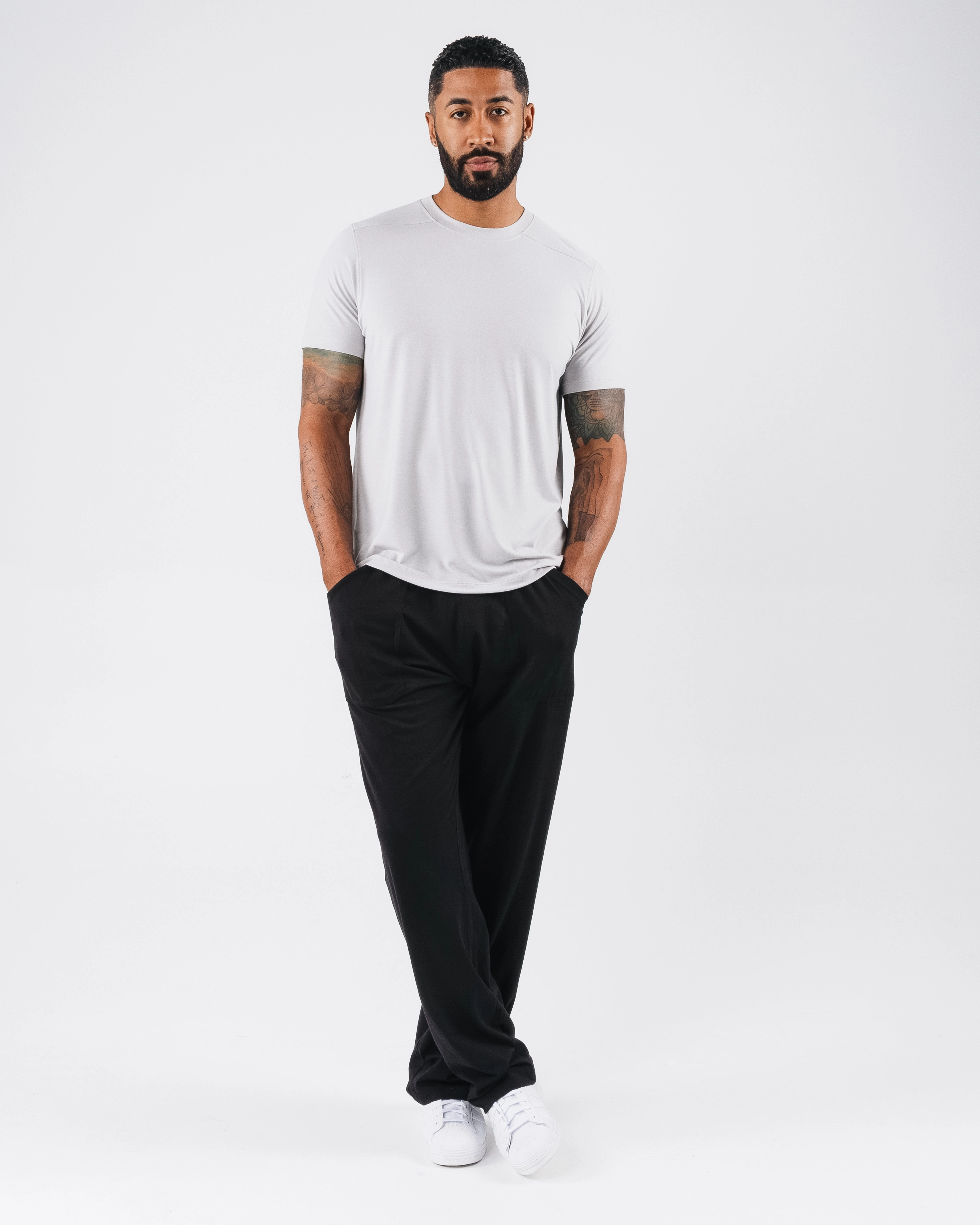 Zero Accent Tee - Light Grey